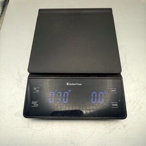 Black Digital Kitchen Scale